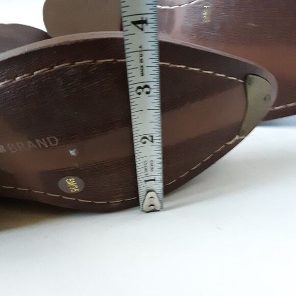 Lucky Brand Caelyn Women's Brown Leather Buckle Ankle Boots size 5M - Picture 11 of 12